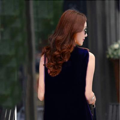 ĐẦM JEAN SUÔNG SÁT NÁCH CỔ TRỤ PHỐI CẦU VAI - NJ166